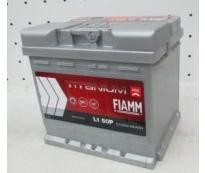 Аккумулятор 6ст - 50 (Fiamm) серия Titanium Pro  -  оп
